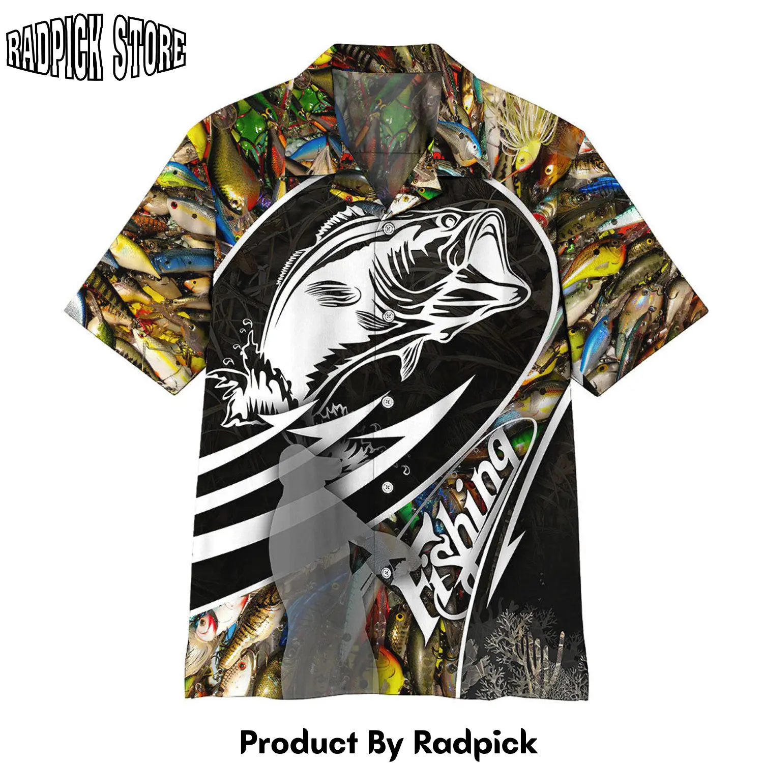 Radpick 3d fishing hawaii shirt rp292835